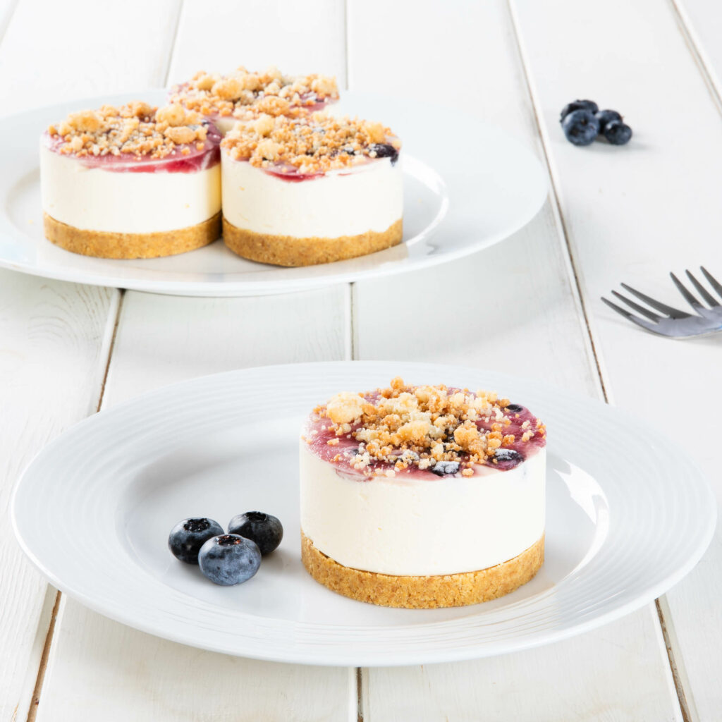 Just Desserts Blueberry Crumble Cheesecake