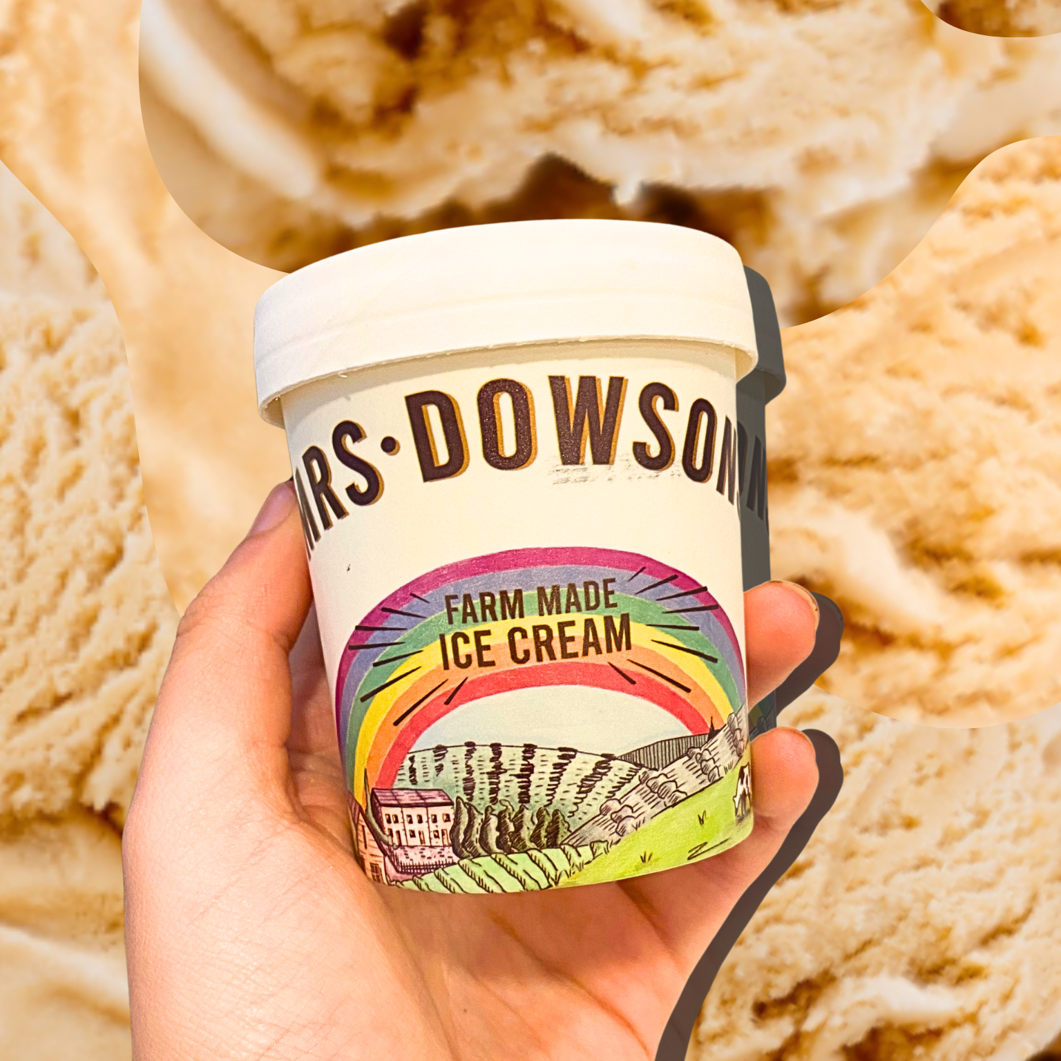 Biscoff Ice Cream Pot